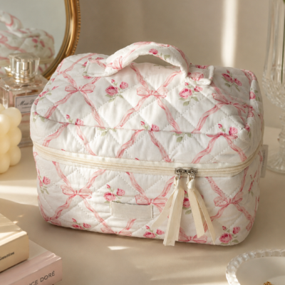 Bow & Rose Makeup/Skincare Bag
