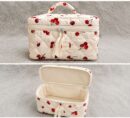 Cherry-print Makeup/Skincare Bag